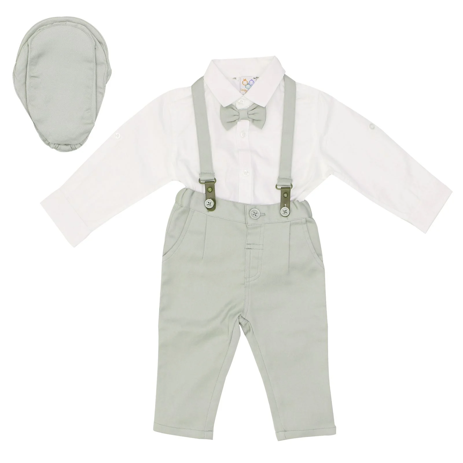 Infant Plaid Vest Shorts Set