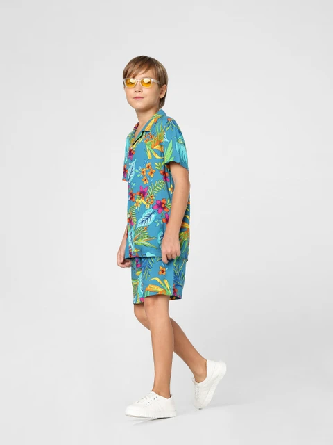 Junior Kids Printed Shirt and Shorts