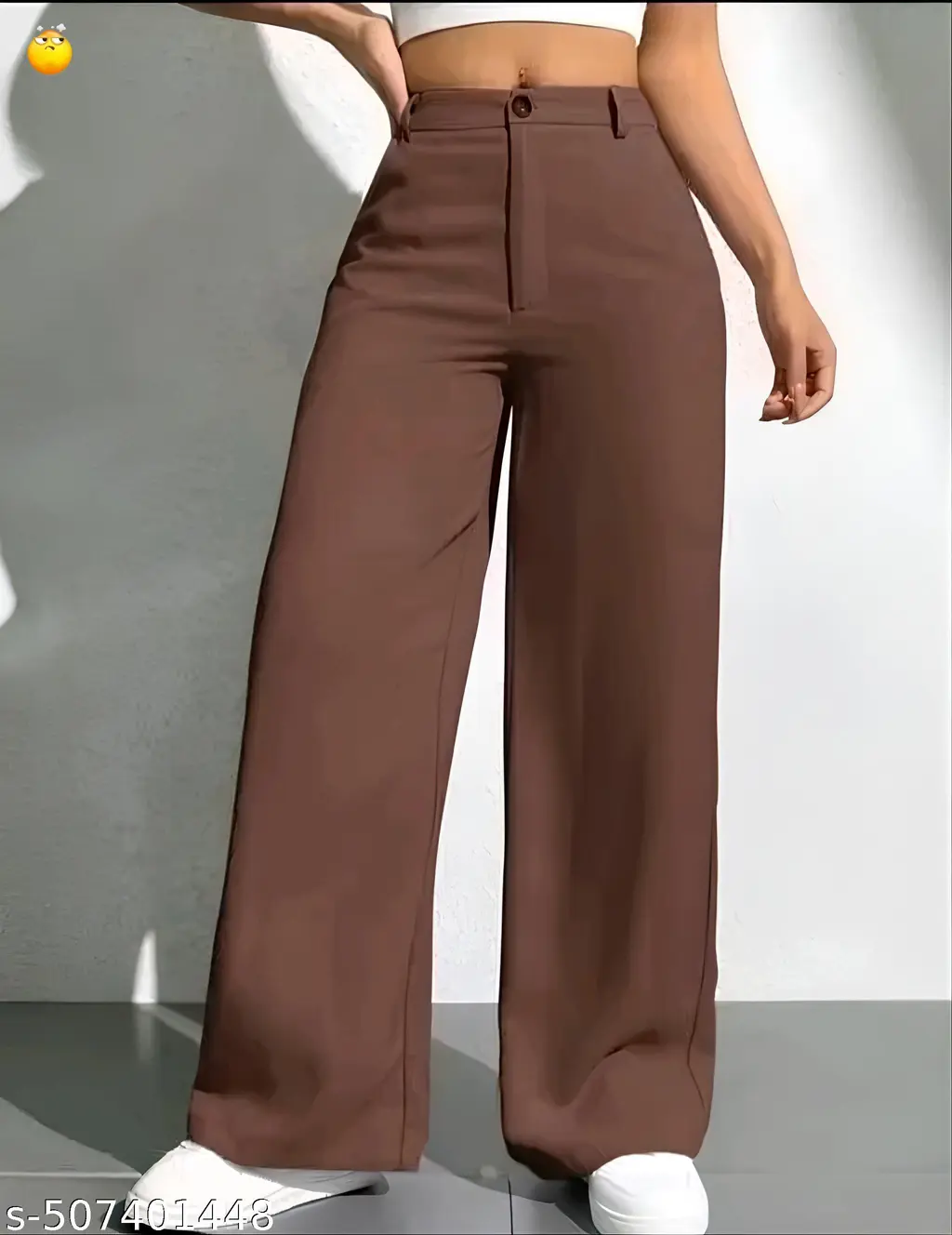 Ladies Linen Wide Pants