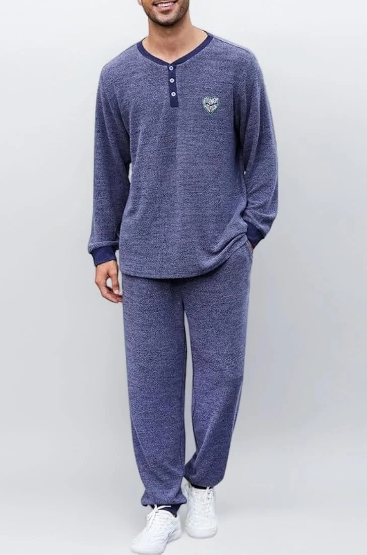 Men's Blue Loungewear Set